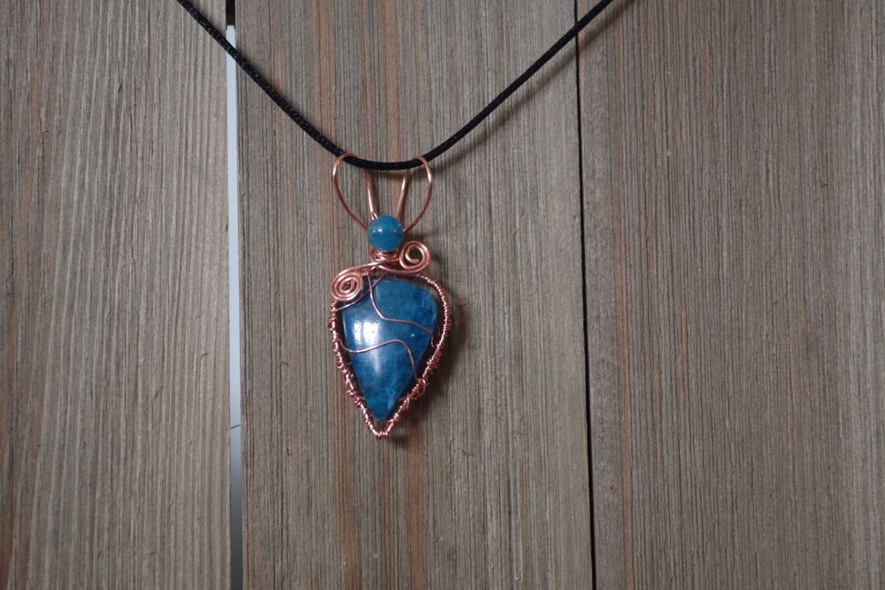 Apatite Copper Pendant
